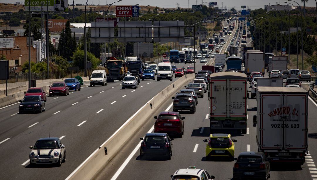 Atascos en el Km 17 de la A4.