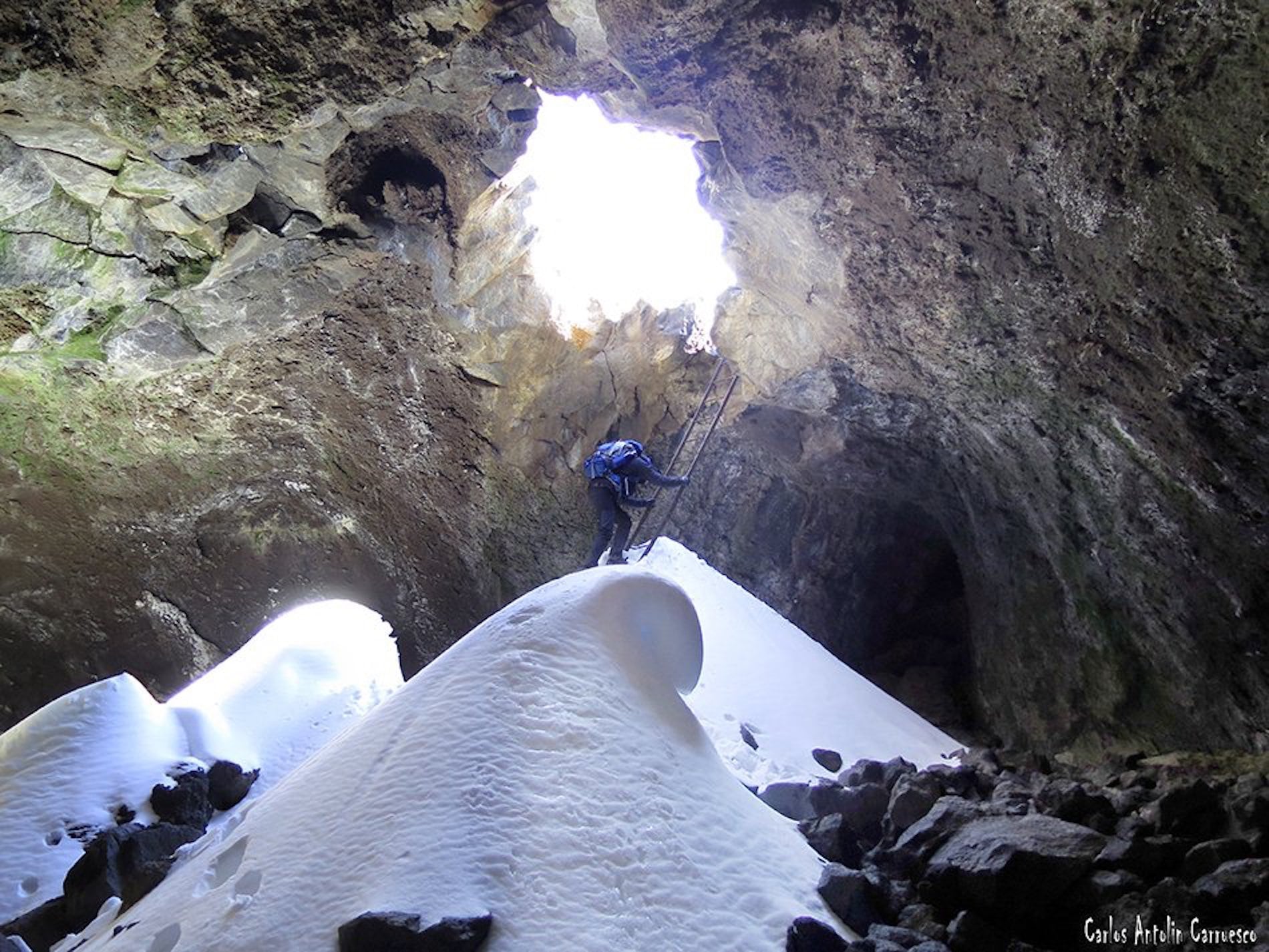 La Cueva de Hielo en Tenerife