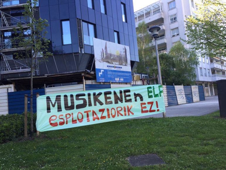 Protesta obra Musikene