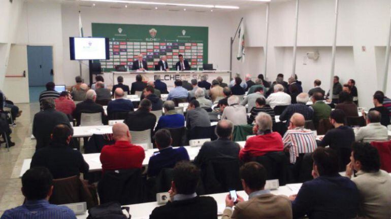 La Sala de Prensa del Martínez Valero acogerá la Junta del Elche C.F.