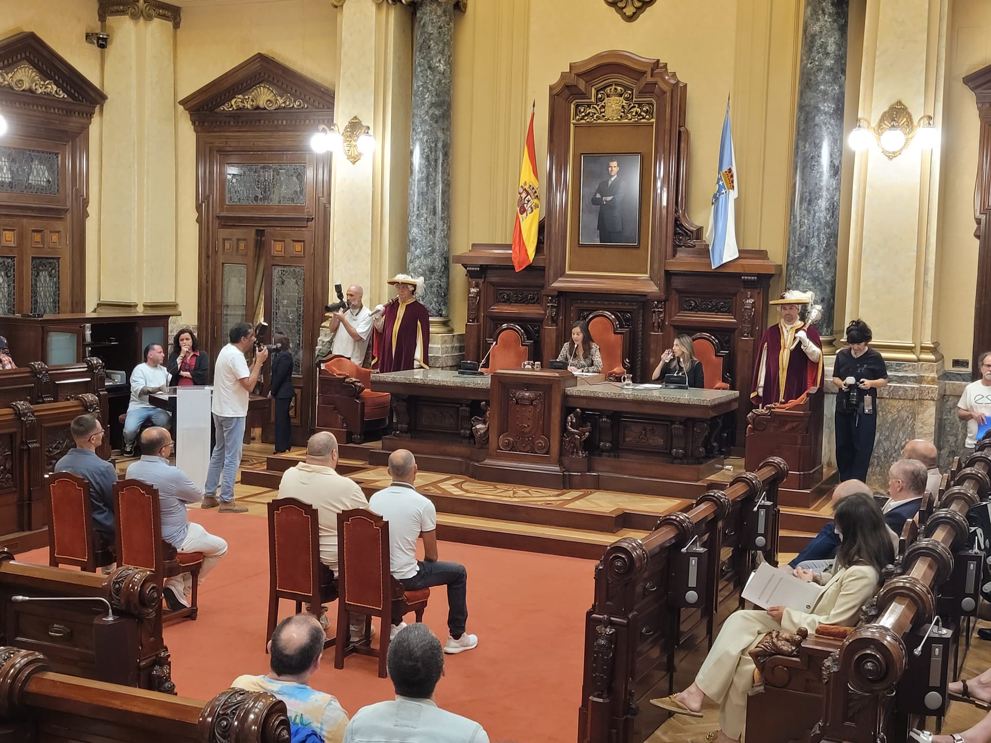 Acto en María Pita por los 20 años del matrimonio igualitario