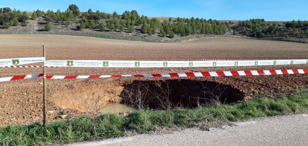 El lugar ha sido acordonado por las autoridades locales y los Agentes Medioambientales de Castilla-La Mancha.