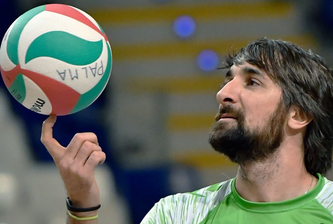 Abel Bernal, jugador del Urbia U Energía Voley Palma.