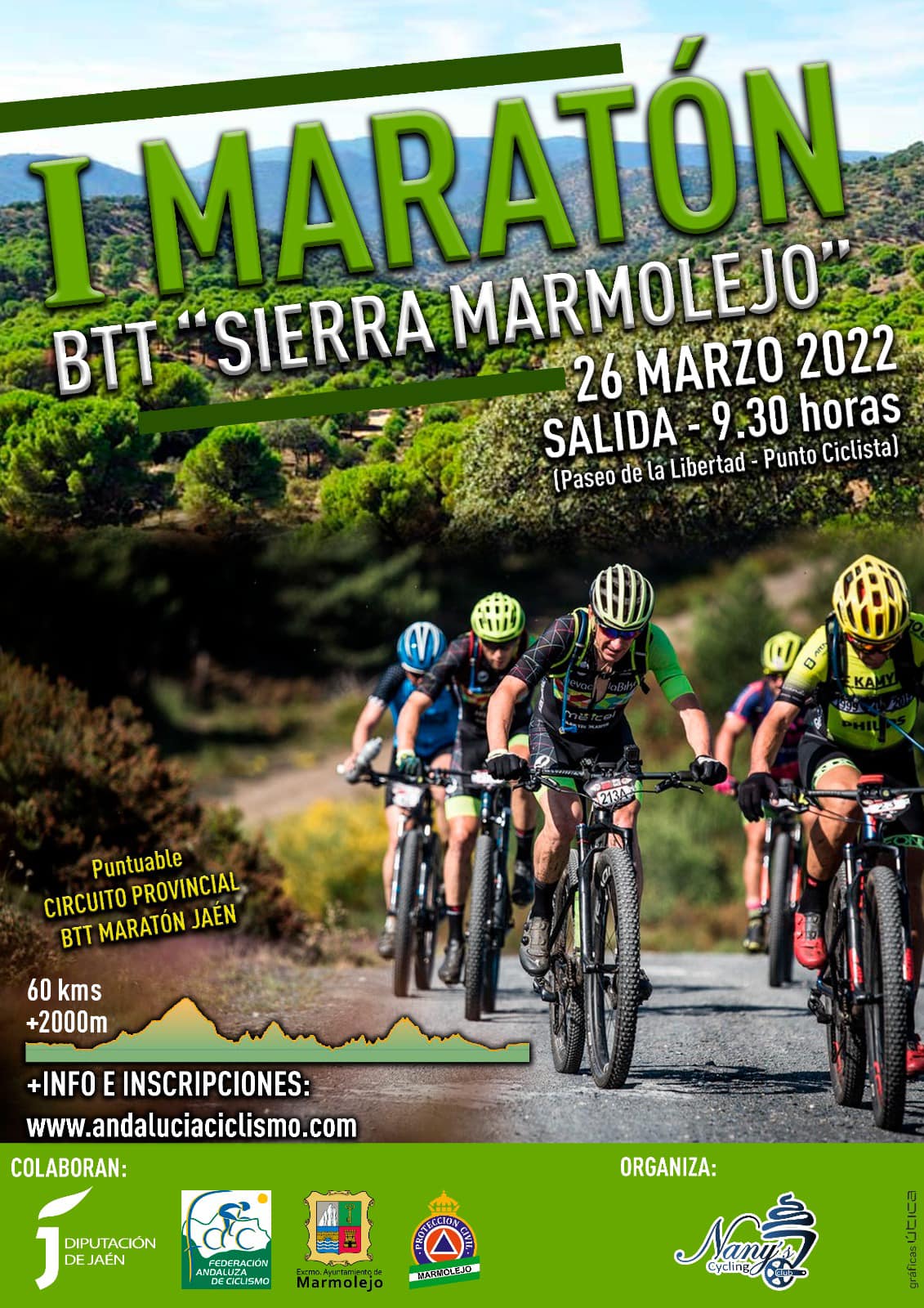 Cartel BTT Sierra Marmolejo