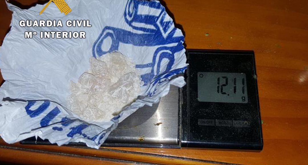 Estupefacientes de los que se ha incautado la Guardia Civil en Alcalá la Real.