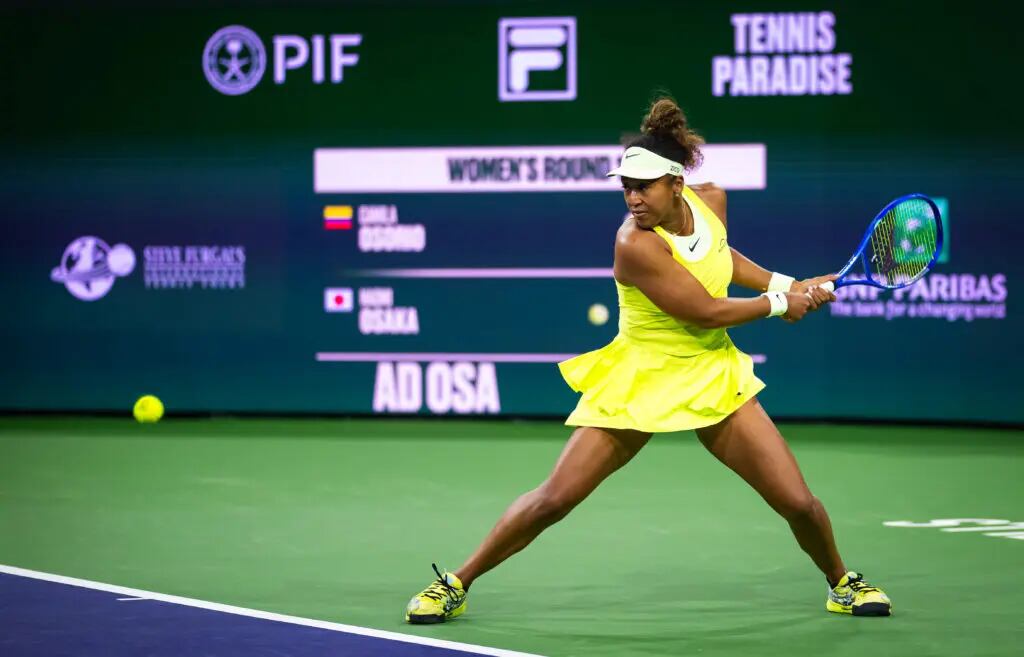 Naomi Osaka va perdre a la primera ronda en l'edició de l'any passat d'Indian Wells