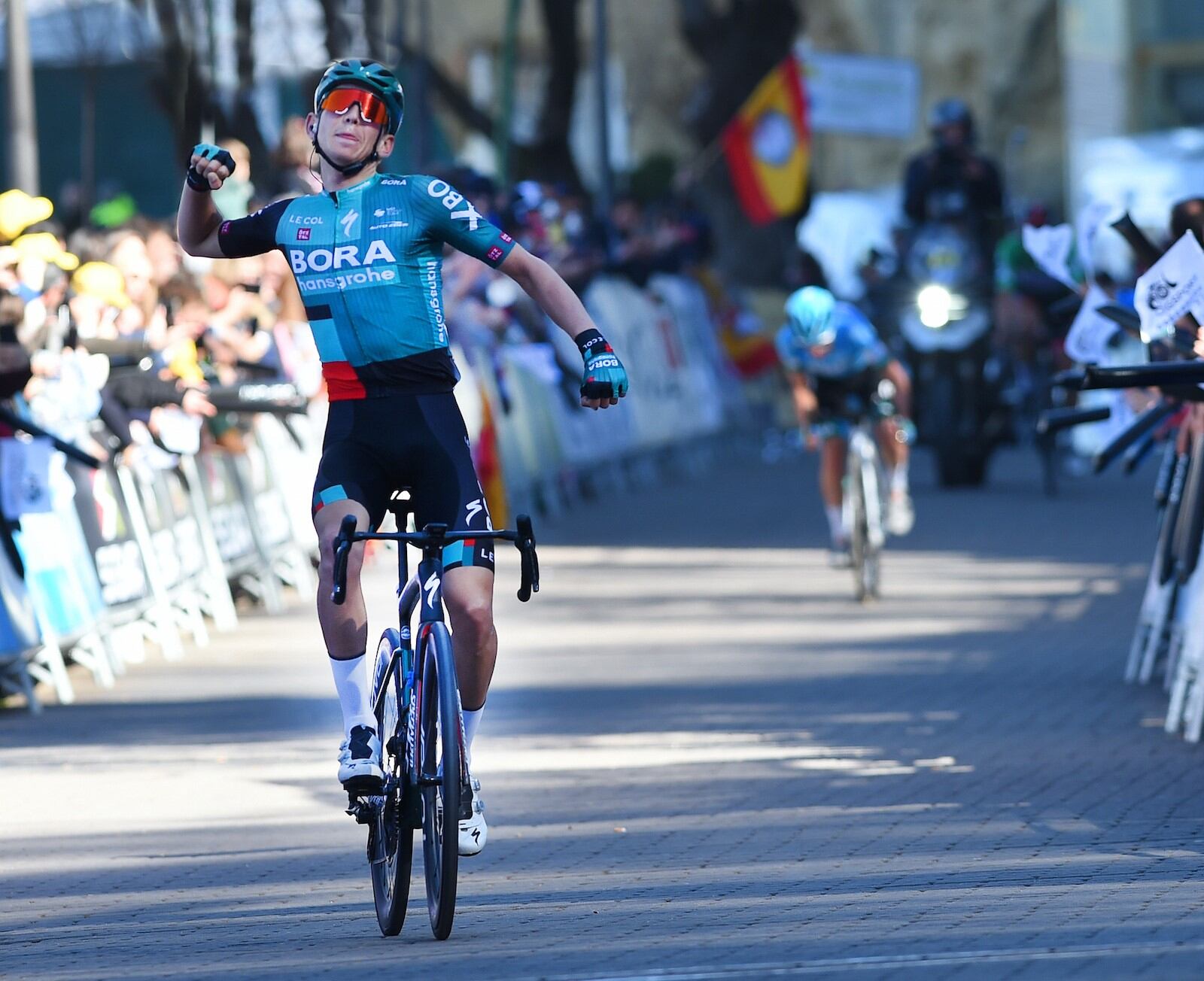 El alemán Lennart Kämna del Bora ganador de la última etapa en Chiclana de Segura