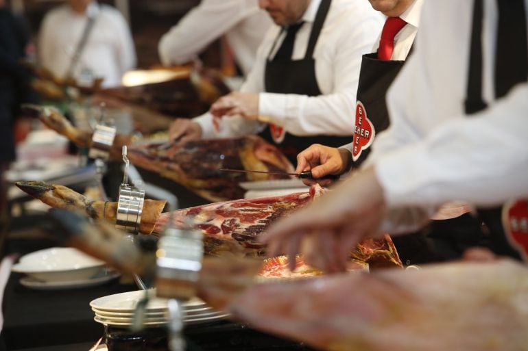 Cortadores de jamón, en Alicante Gastronómica