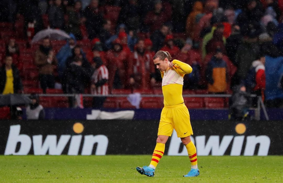 Antoine Griezmann, en el Wanda Metropolitano.