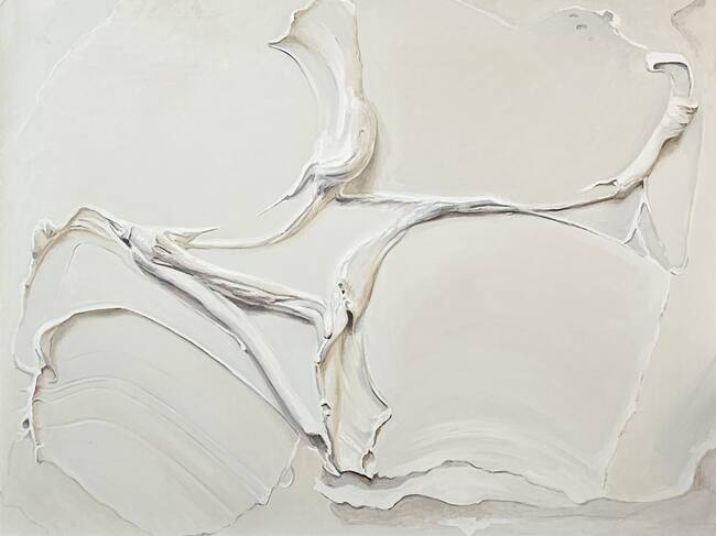 Obra de la exposición de pintura de Rocío Muñoz: ‘Un día en la penumbra’