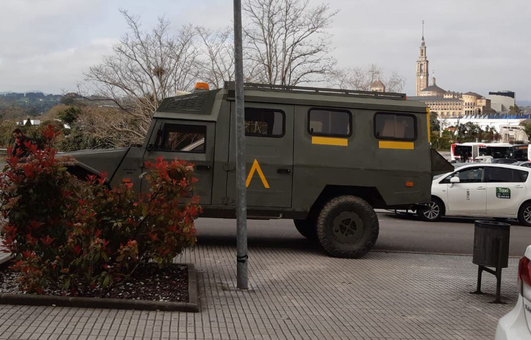 La UME en el entorno de Cabueñes.