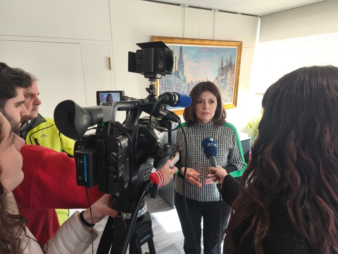 La ministra Imma Tor explica la situació del tall de l'RN20 aquest dissabte