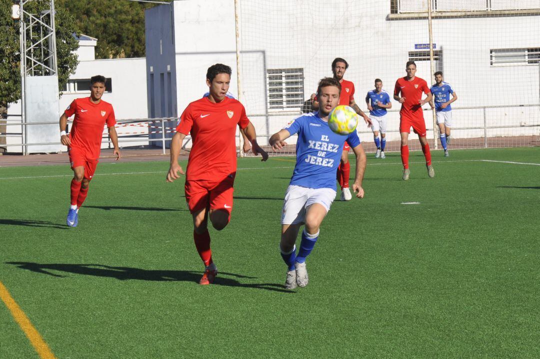 Ricky fue el autor del gol del Xerez CD ante el Sevilla C