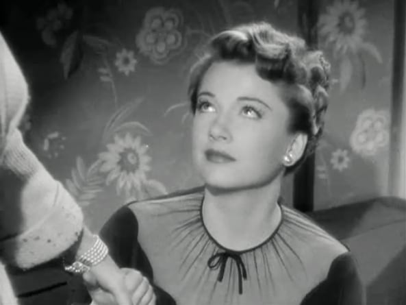 Anne Baxter en una escena de Eva al desnudo