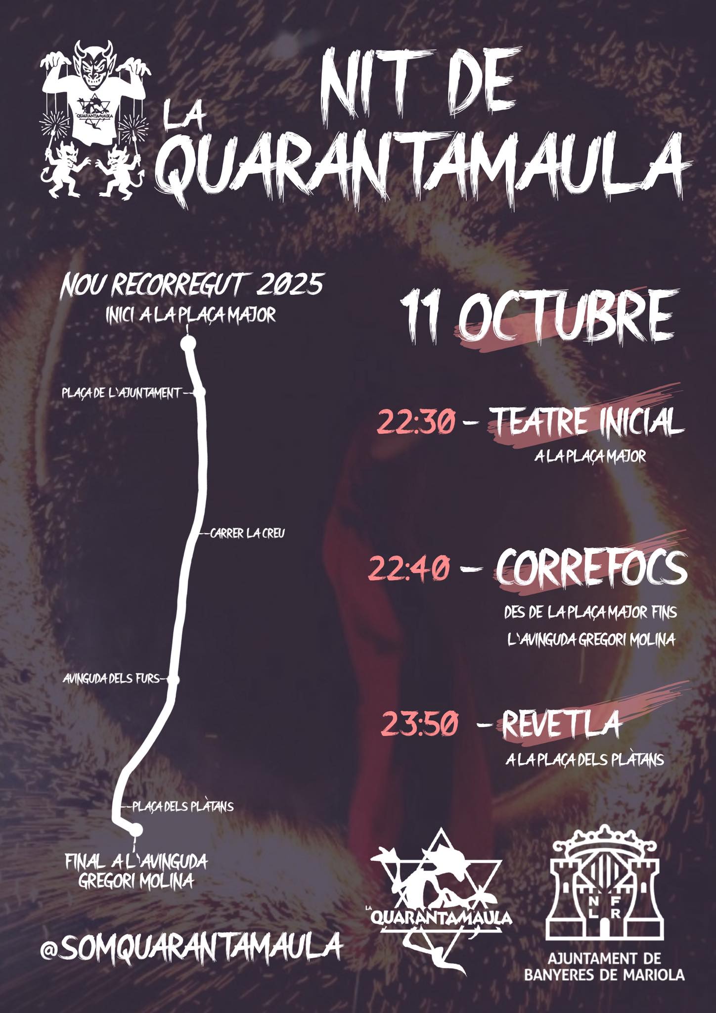Cartel de la Nit de la Quarantamaula