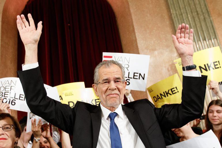 Alexander Van der Bellen, del Partido Verde, es el ganador de las elecciones presidenciales en Austria.