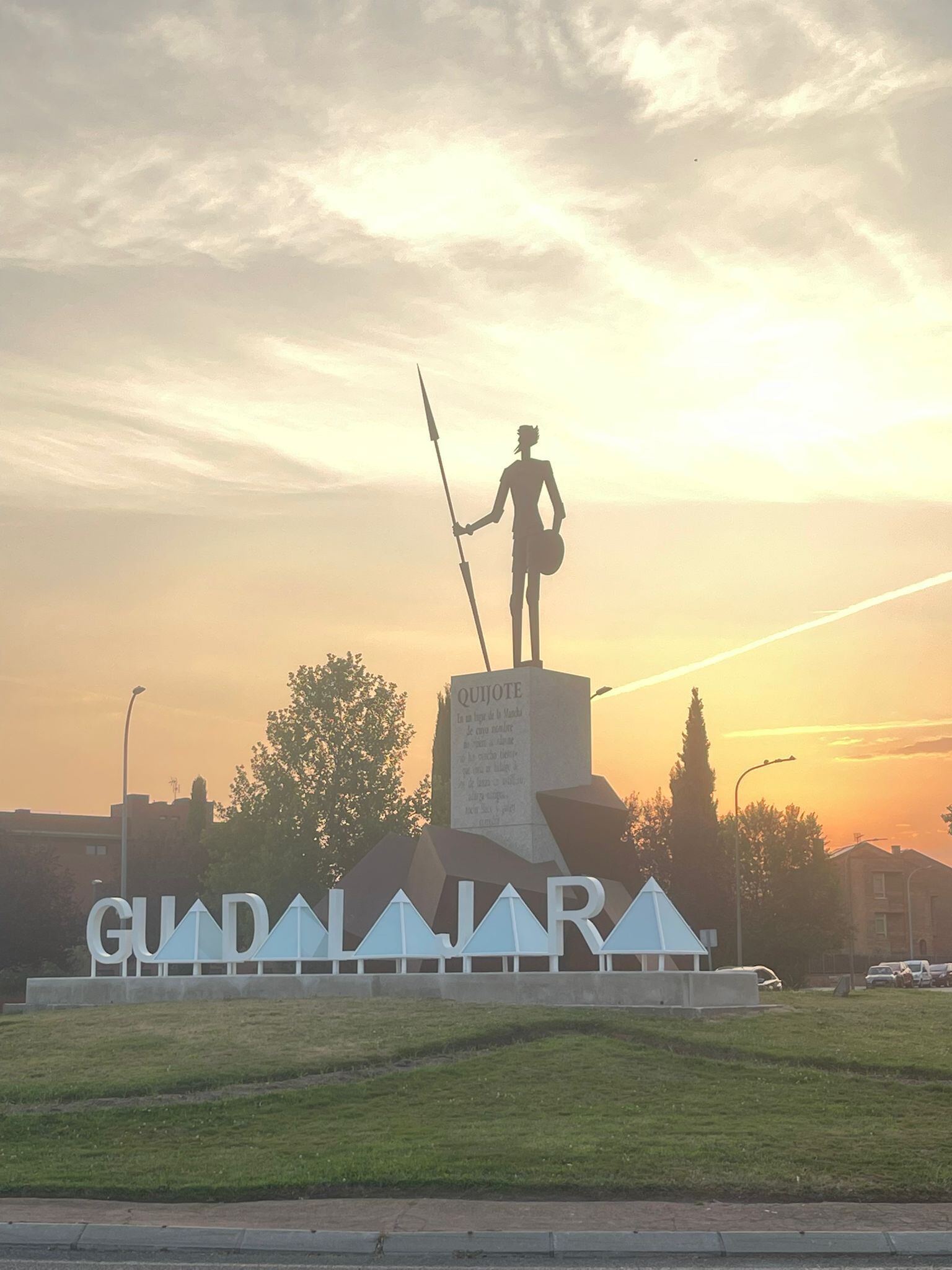 Letras en la rotonda del Quijote