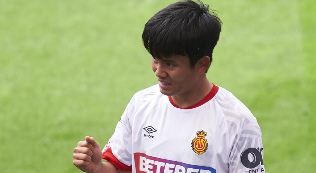 Kubo, durante un Athletic - Mallorca. 