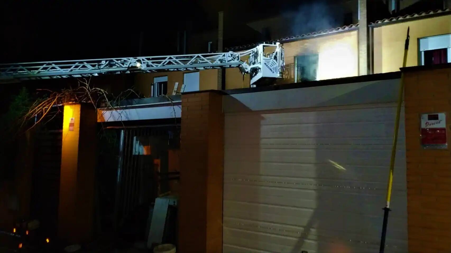 Incendio en Yebes que dió lugar a la denuncia de Podemos