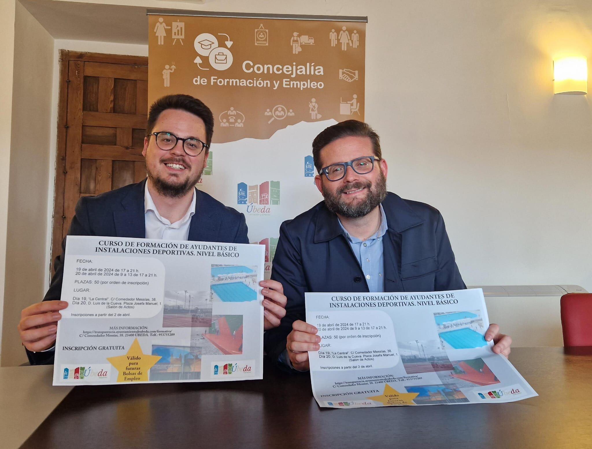 Presentación del curso de ayudante de instalaciones deportivas en Úbeda