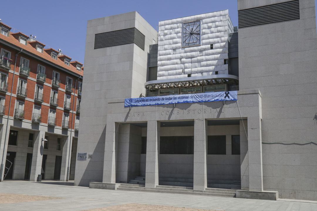 Fachada del Ayuntamiento de Leganés