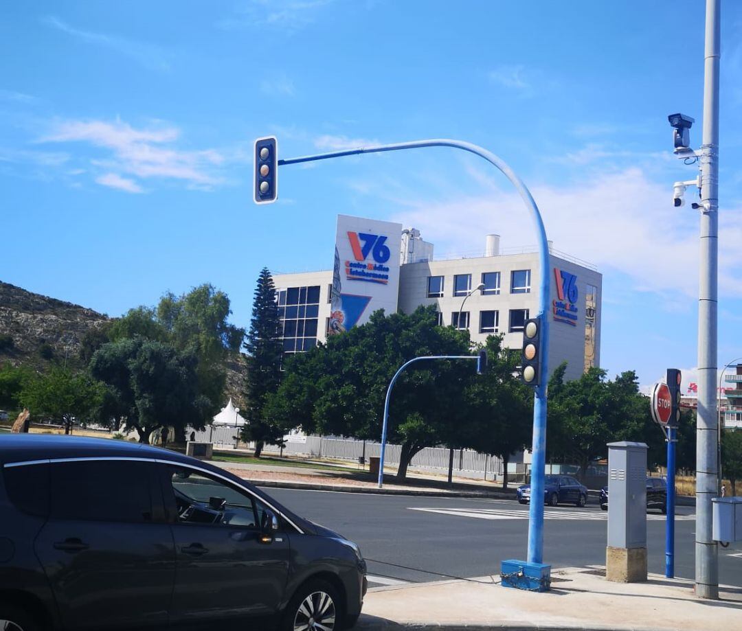 Las cámaras de prueba instaladas en la avenida de Denia