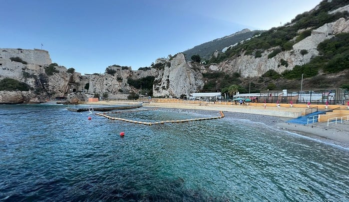 Playa de Camp Bay esta mañana