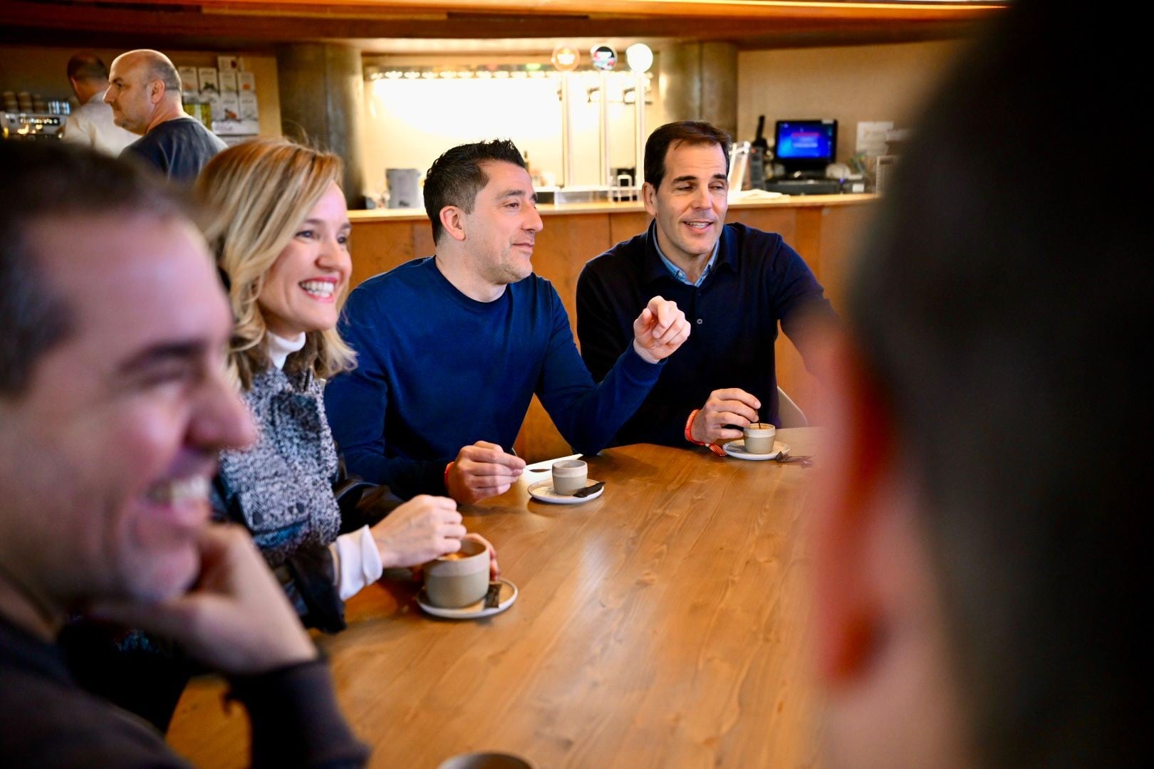 Pilar Alegría en Barbastro. Foto: Marcos Cebrián
