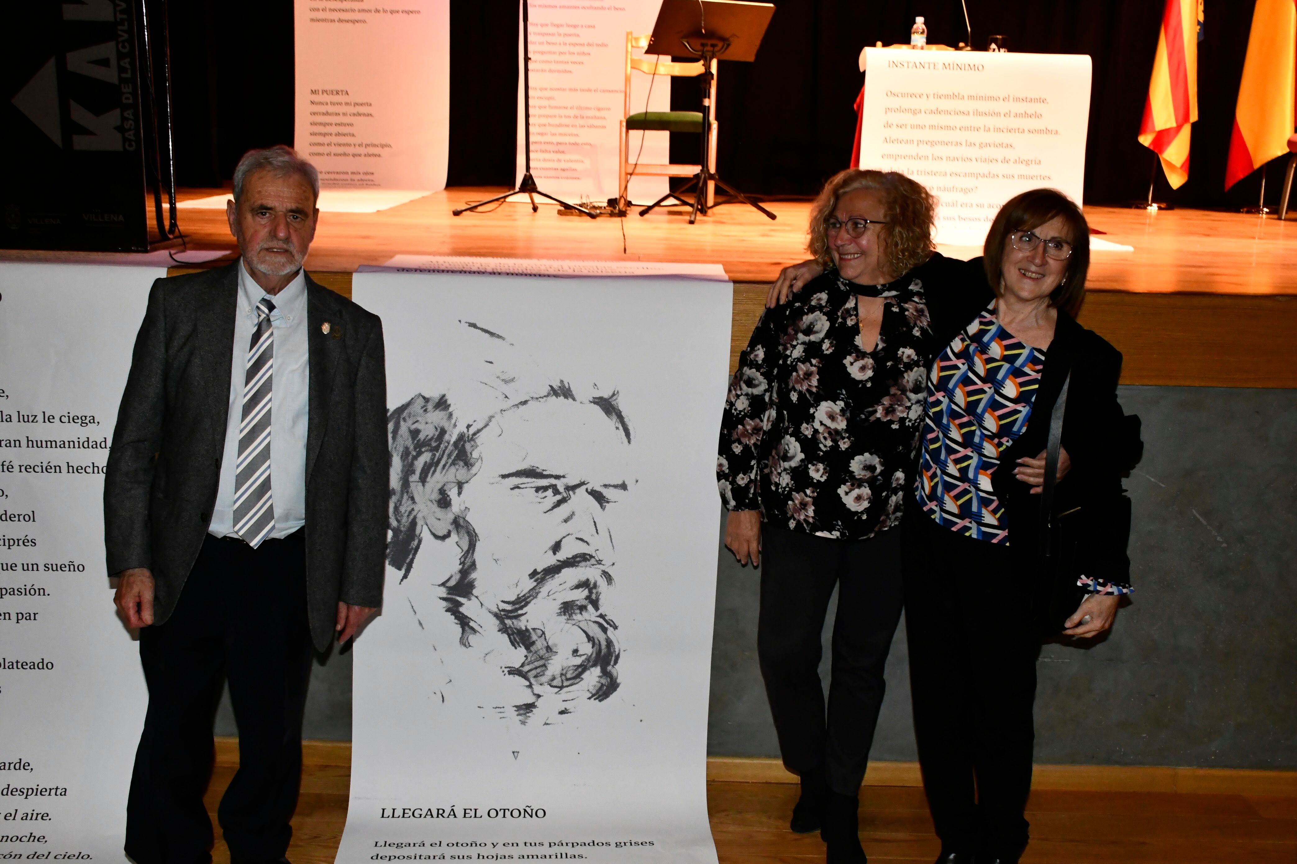 Eleuterio, recientemente en la casa de Cultura de Villena