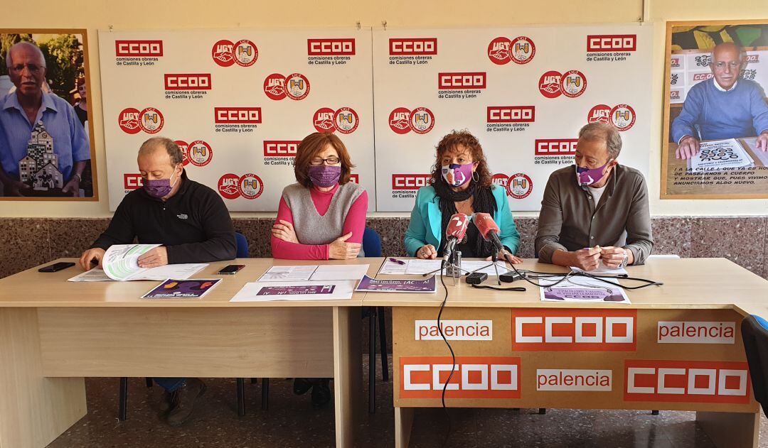 UGT y CCOO se unen en sus reivindicaciones por el Día Internacional Contra la Violencia de Género