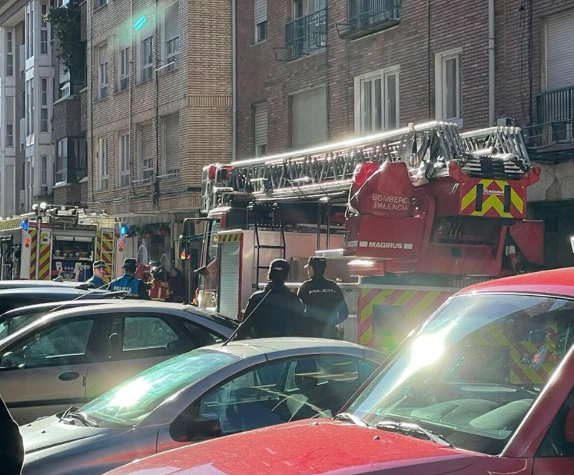 Despliegue con motivo del conato de incendio