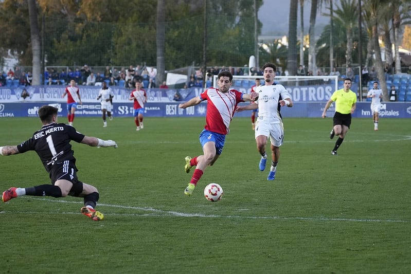 Un lance del Marbella-Algeciras