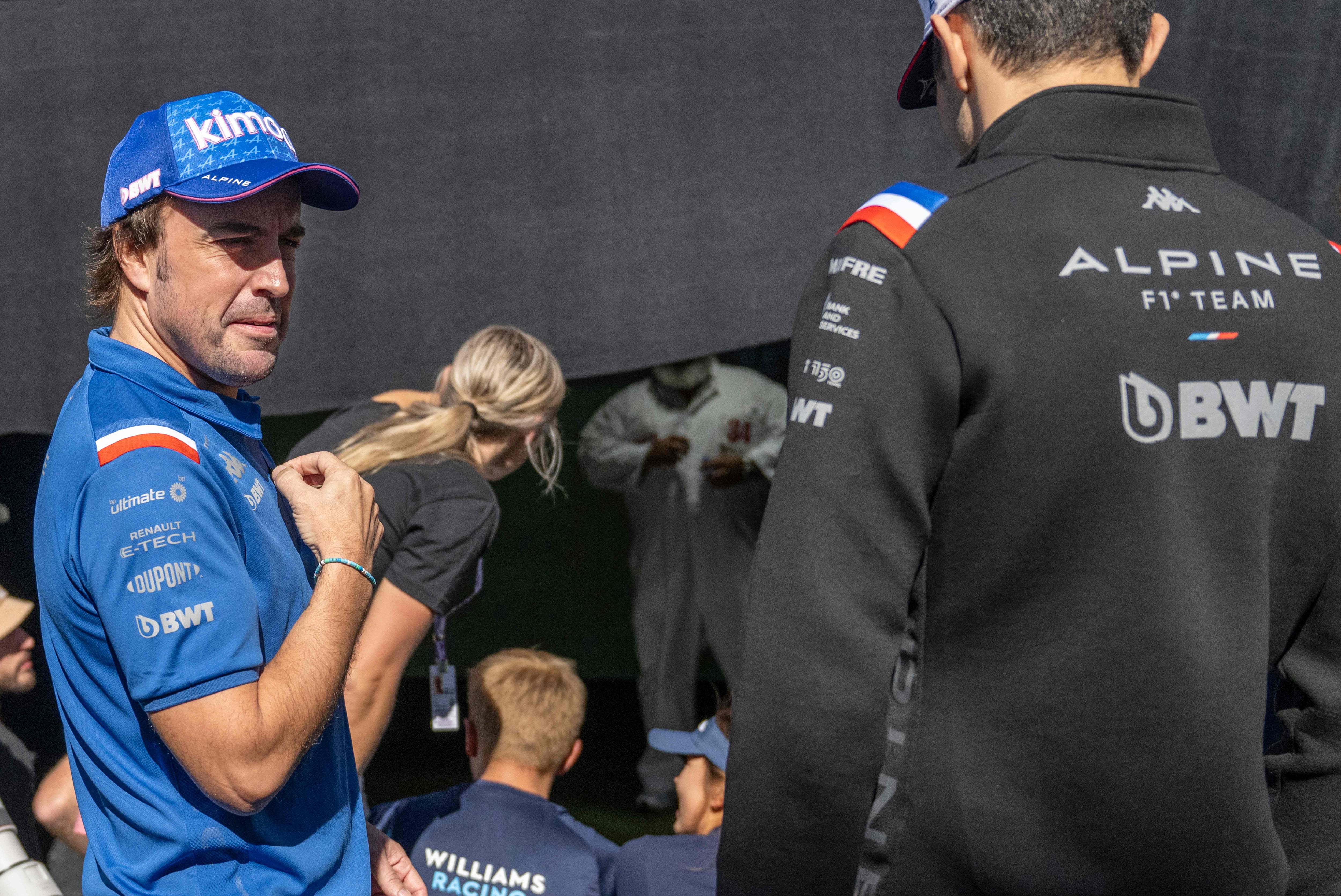 Fernando Alonso, antes de los entrenamientos libres del GP de Austin.