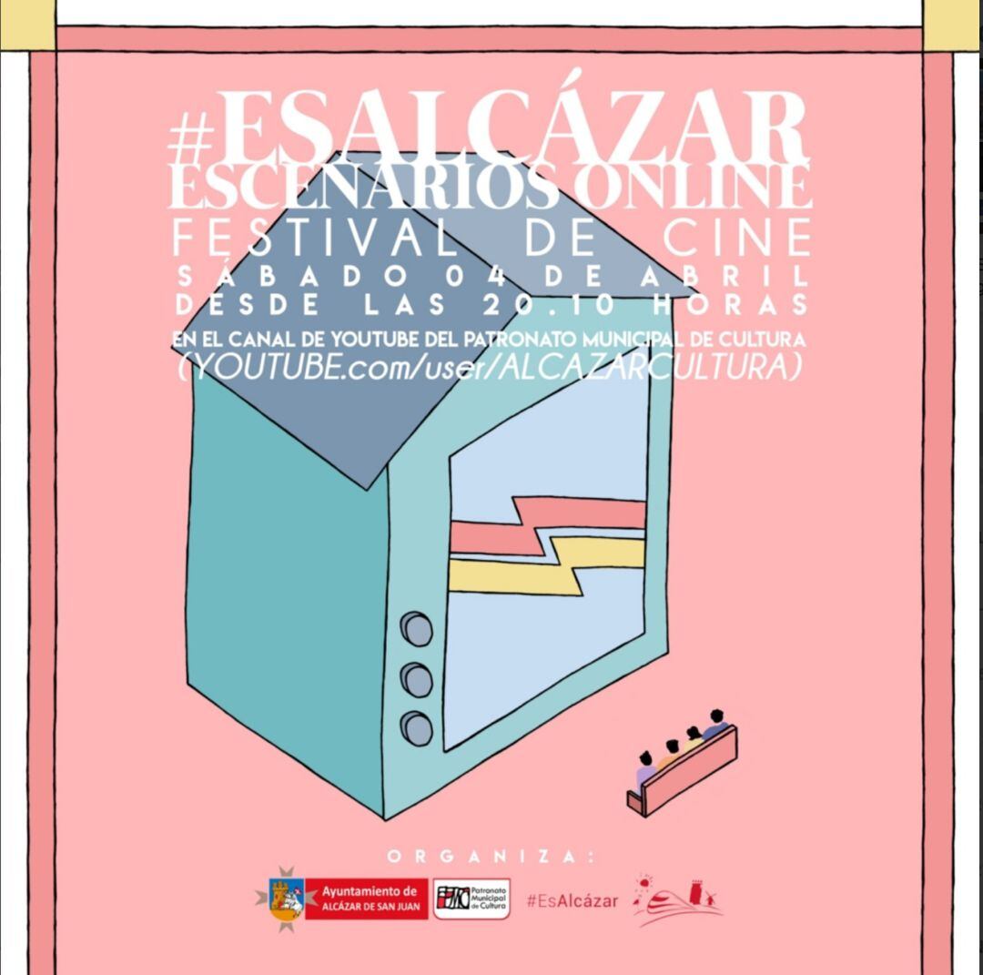 Cartel #EsAlcázar Escenario online Festival de cine