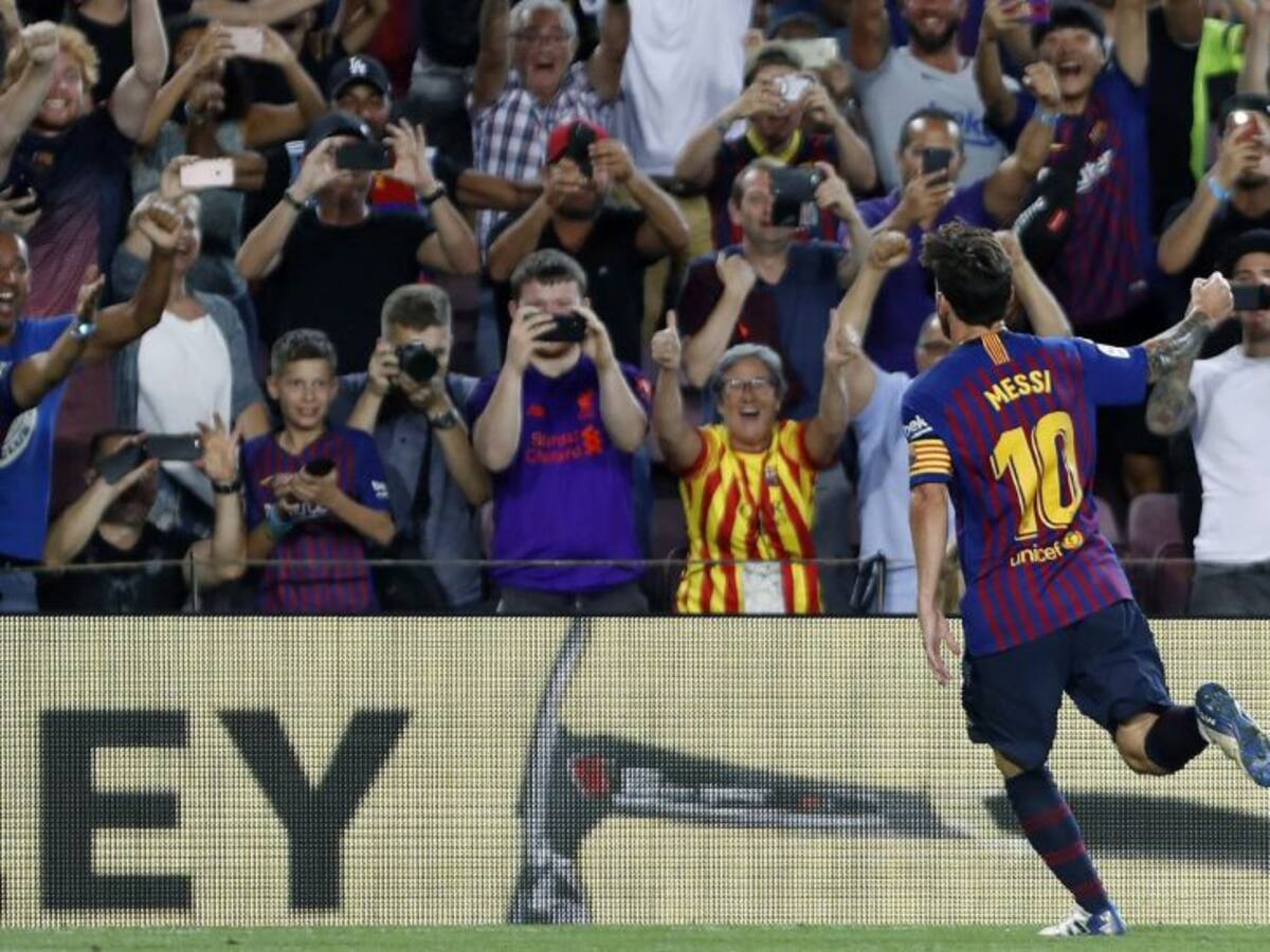 Cuando Messi marca el primer gol de liga... el Barcelona gana doblete o triplete