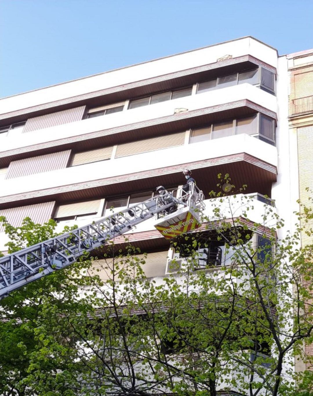 Intervención de los Bomberos de Palencia en Bigar