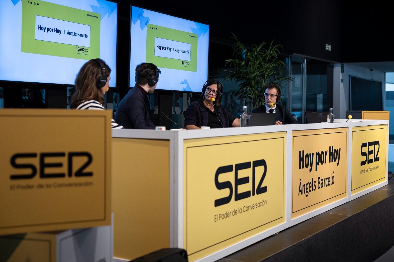 Momento delspecial &#039;Hoy por Hoy&#039; desde Lleida con motivo del Tour del Talento de la Fundación Princesa de Girona