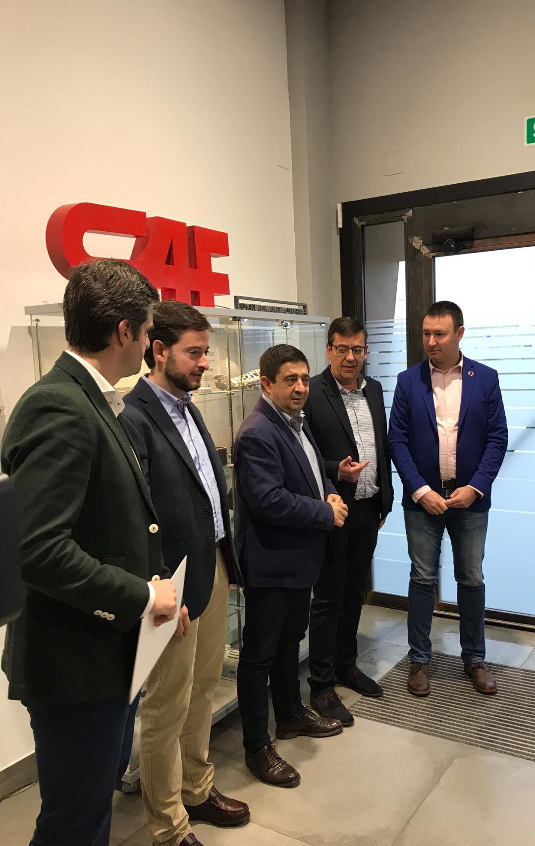 Entrega de ayudas de la diputación de Jaén a CAF Santana.