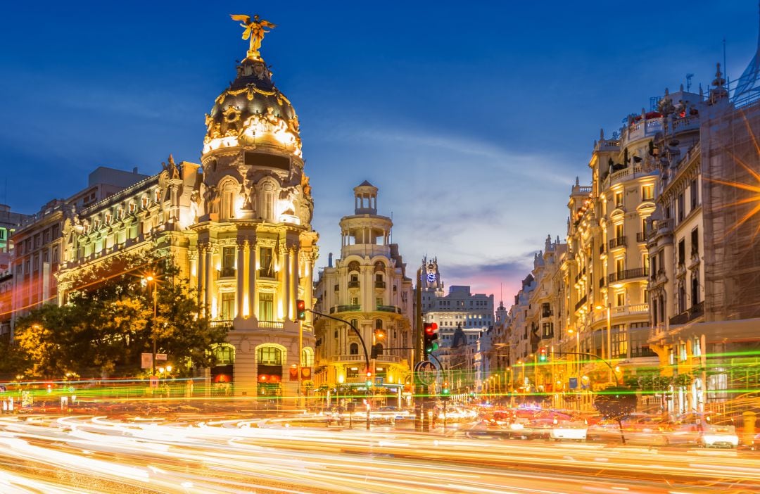 Imagen de la Gran Vía madrileña