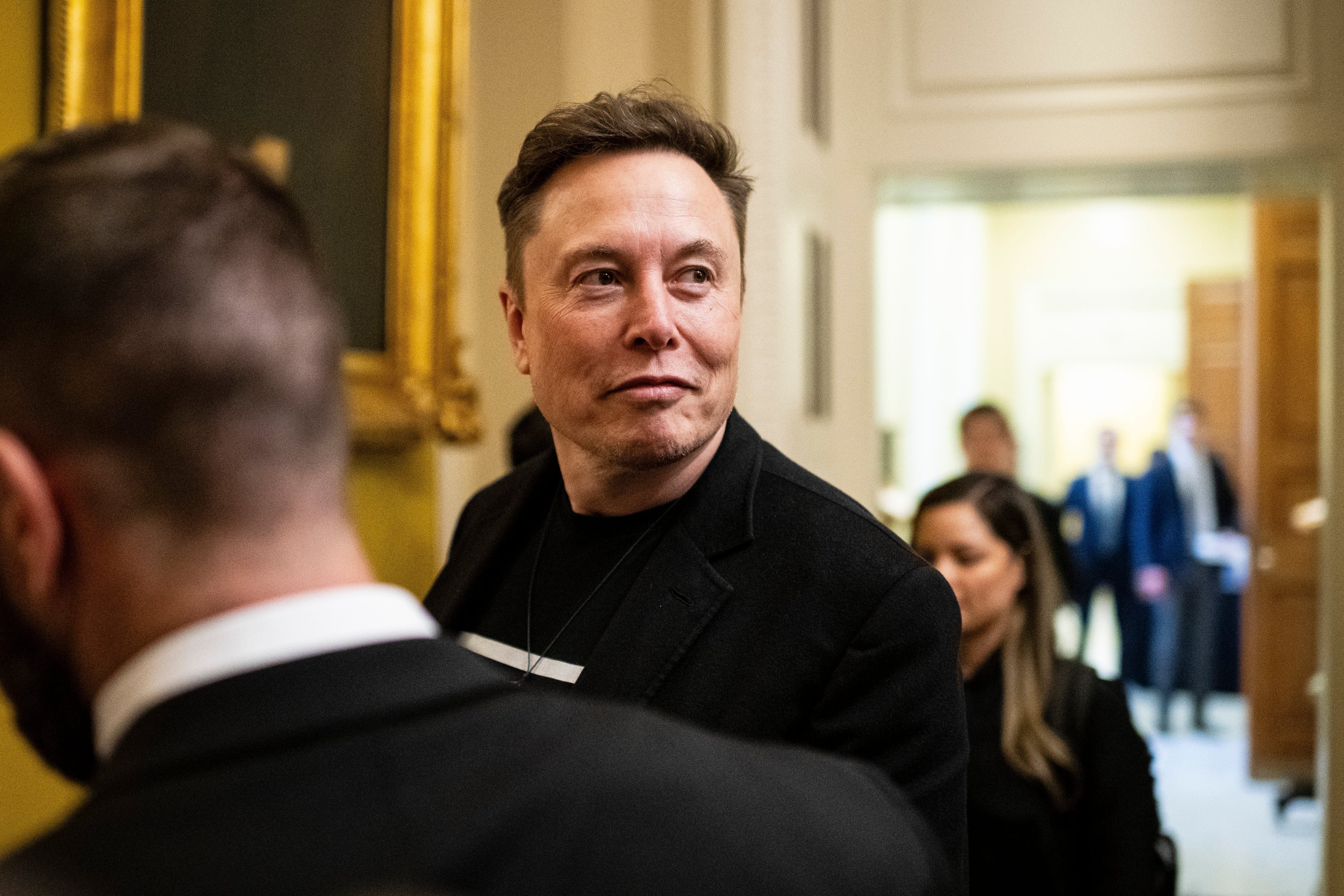 Elon Musk en el Capitolio, en Washington, el 5 de marzo de 2025. Getty Images.