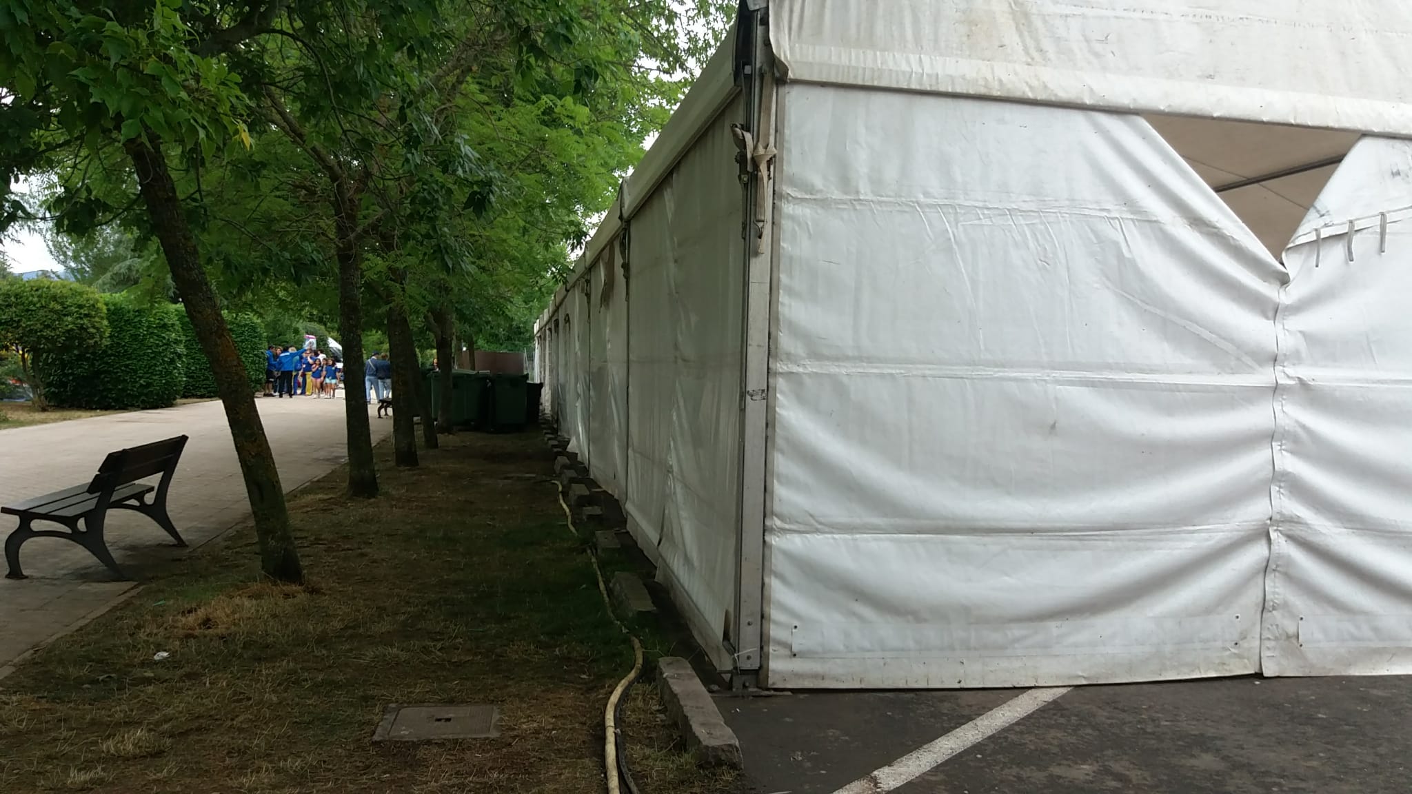 El suceso se producía al abandonar, víctima y condenado, las carpas de música de las fiestas de Jaca