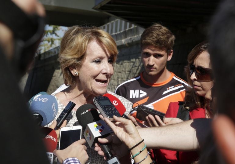 La portavoz del PP en el Ayuntamiento de Madrid, Esperanza Aguirre
