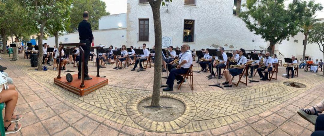 Momento del concierto festero