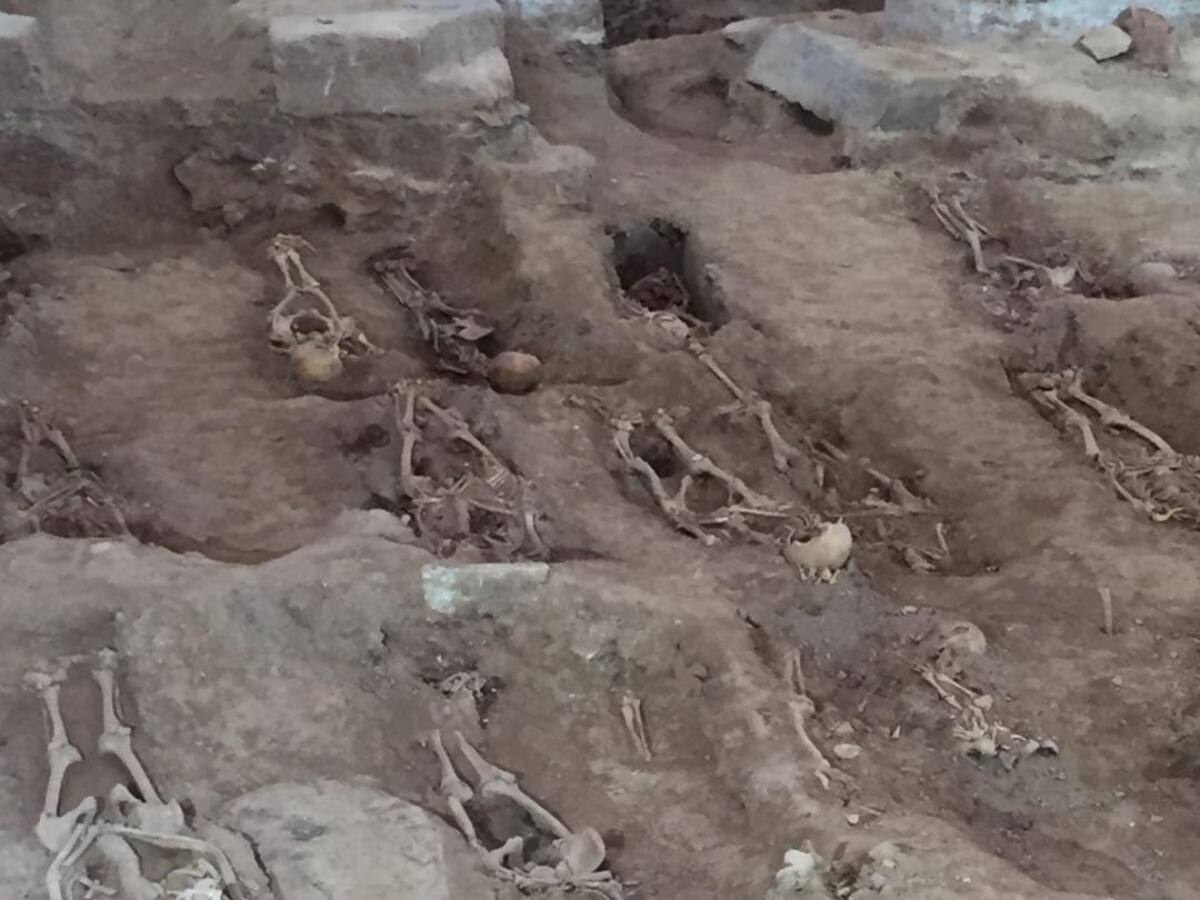 Los hallazgos de la antigua iglesia de San Nicolás de Tudela al descubierto