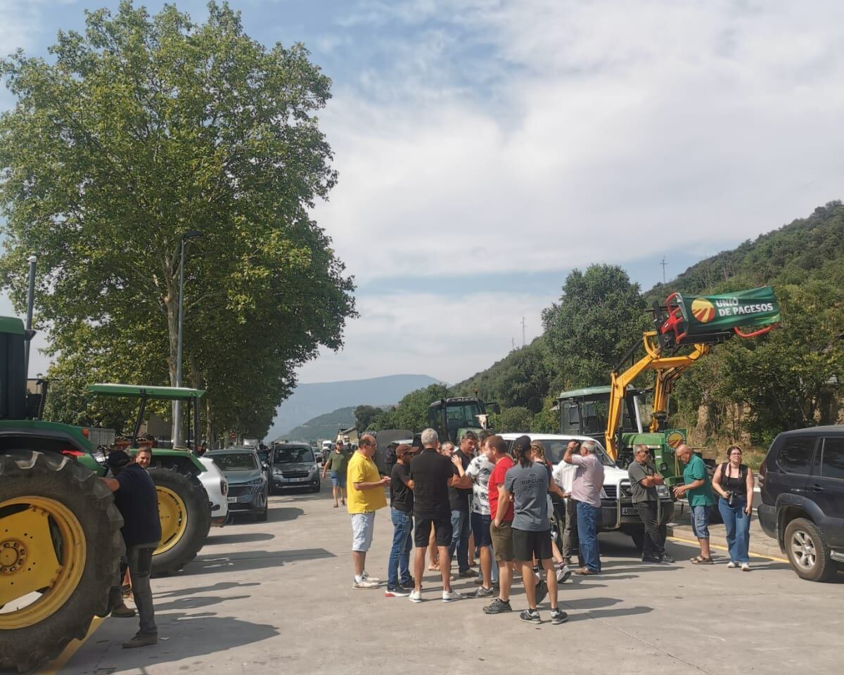 La concentració dels participants en la tracotrada s'ha fet al polígon Montferrer