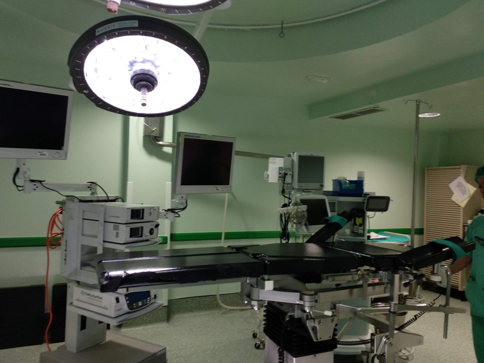 Quirófano del Hospital de los Santos Reyes de Aranda