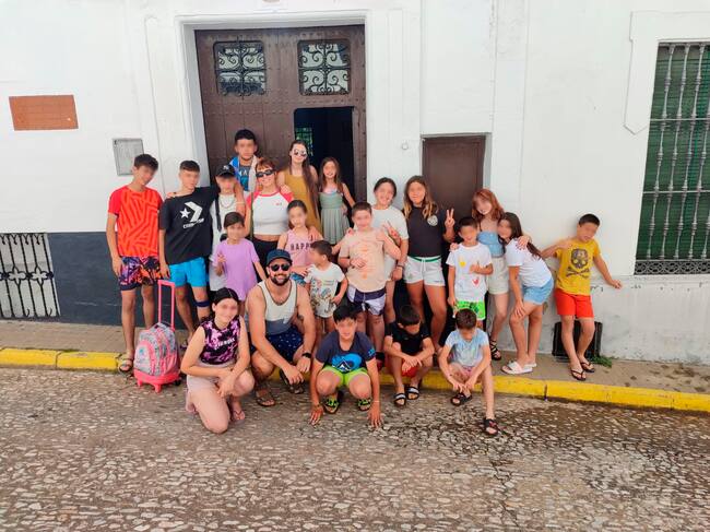 Participantes del programa 'vacaciones para todos' de la ONG Paz y Bien