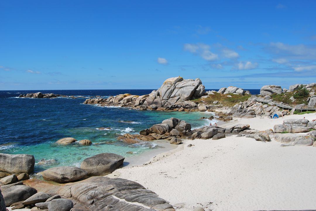 Imagen de un aplaya en San Vicente do Mar, O Grove