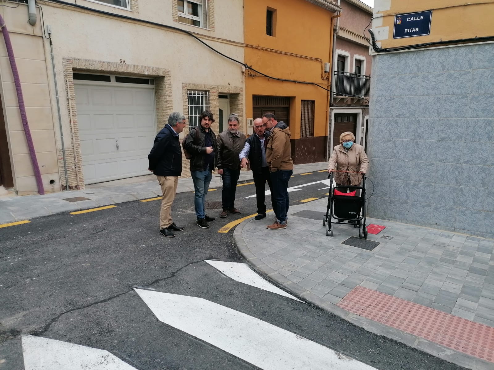 Obras en la calle Román