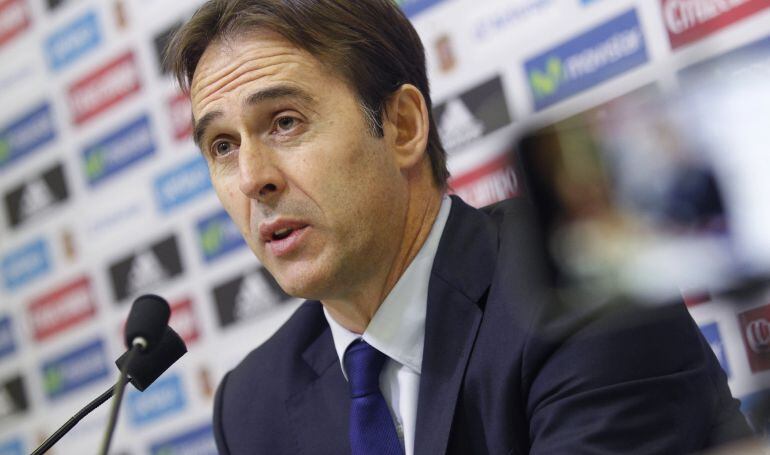 El seleccionador nacional de fútbol Julen Lopetegui.